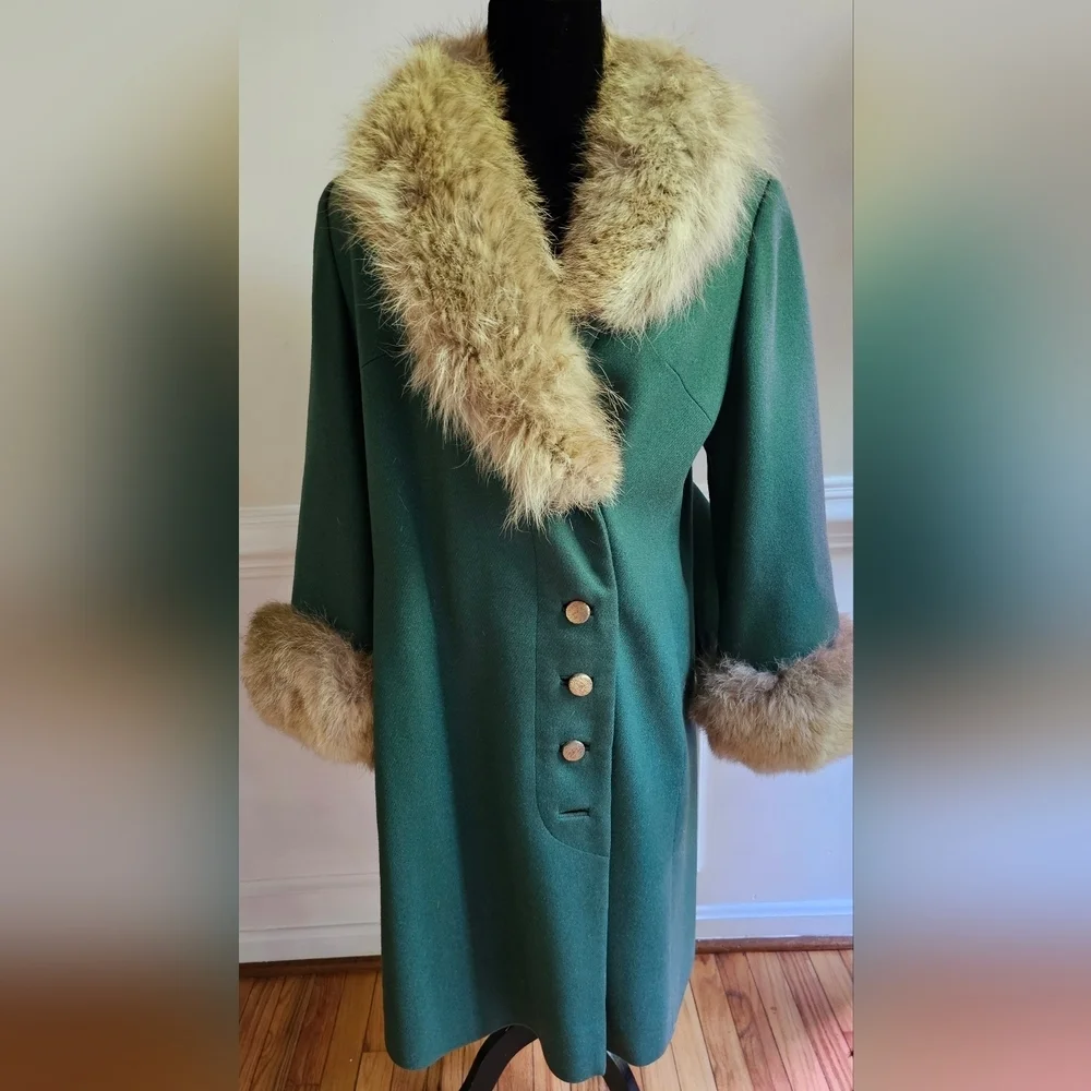 Vintage 1970s GORGEOUS Shagmoor Strawbridge & Clothier Coat - Picture 12 of 16
